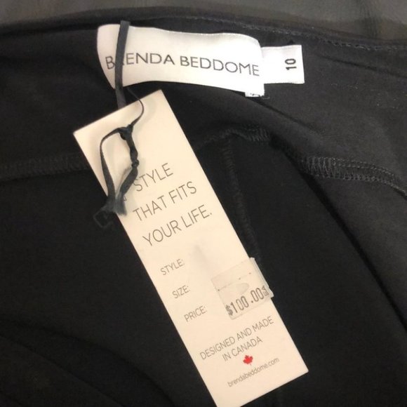 Brenda Beddome Black Skater/Gathered Style Skirt - Picture 4 of 7